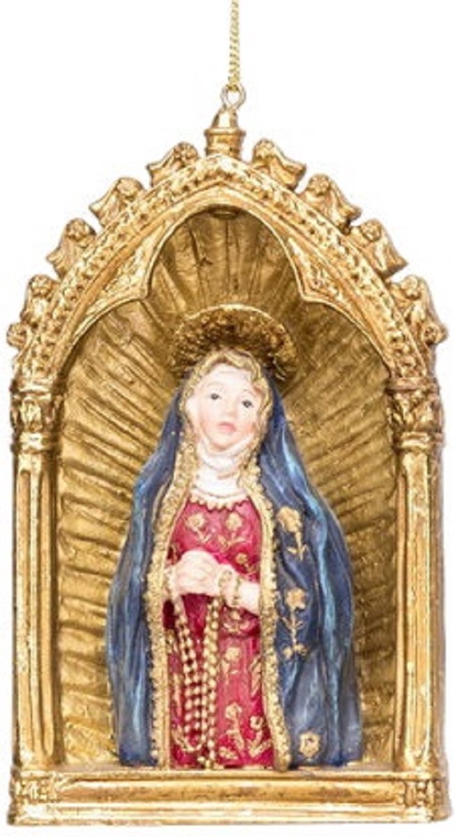 Meander | Ornament Madonna | Kersthanger | 6,5x2x20,5cm