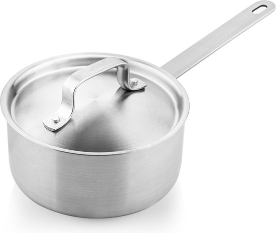 Casserole Céramique Inox Soenil by ISENVI 16 CM - Manche Inox