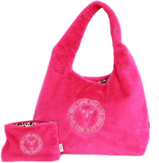 Bag it's so fluffy hot pink