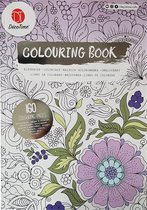 DécoTime Kleurboek voor volwassenen Paars / Adult Colouring Book / 160 pagina's