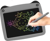 LCD Tekentablet kinderen - 19 x 22cm - Tekenbord kinderen - 8.5mm dik - Alternatief magnetisch tekenbord - Grijs
