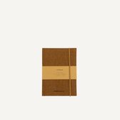 Monk & Anna notitieboek S | Linnen | Oak | Hardcover | Dotted