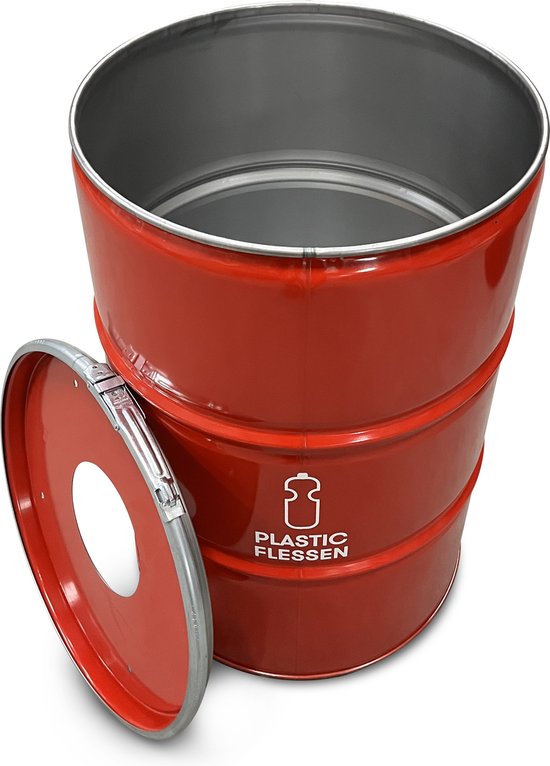 Poubelle de séparation des déchets de bidon d'huile industriel