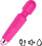 Noriché® Magic Wand Vibrator – Vibrator voor Vrouwen - Stil & Discreet Verpakt - Clitoris Stimulator - Sex Toys ook voor Koppels - Roze