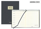 Brepols Agenda 2022 - Weekly Notebook - weekoverzicht + notitie pagina - Essenz - 16,9 x 22 cm - Grijs