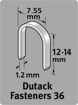 Dutack 5011010 Nieten - Serie 36 - 12mm (1000st)