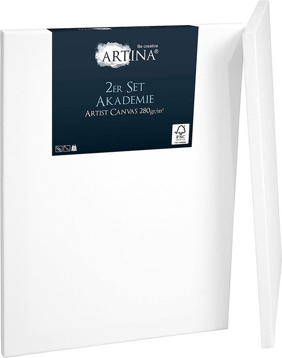 Artina FSC® Schildersdoeken 3D Premium - 50x70 cm - 2 stuks