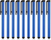 Ensemble de 10 stylets AFECTO® | bleu | pour Tablette, Smartphone et PC