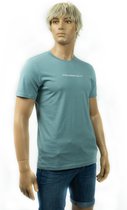 Powerfully T-shirt Geborduurd Citadel Blue - Lichtblauw - Heren – Maat XL