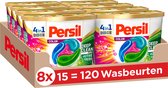 Bol.com Persil 4in1 Discs Color Wascapsules - Wasmiddel Capsules - Voordeelverpakking - 8 x 15 wasbeurten aanbieding
