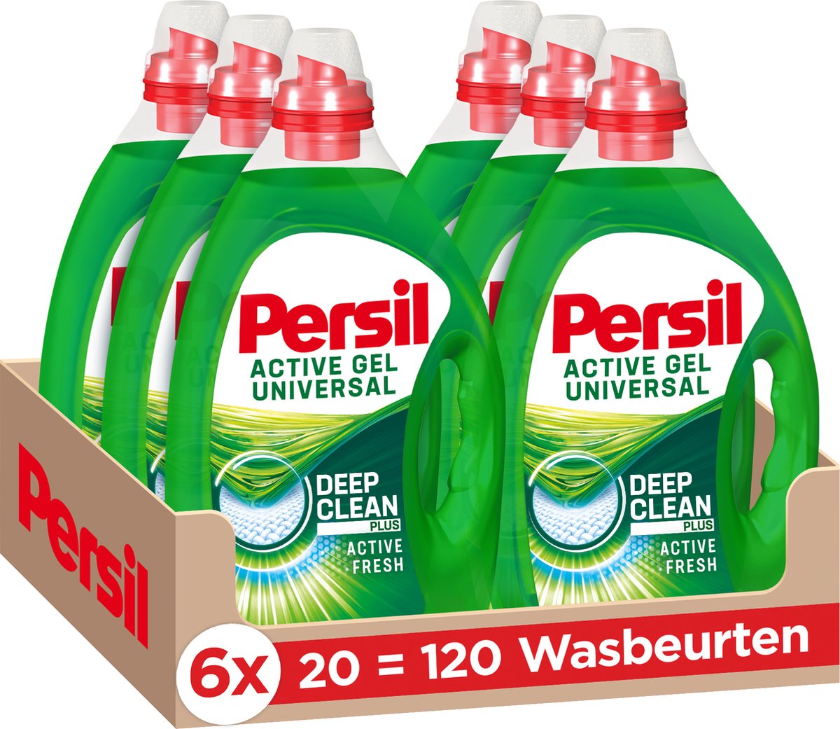 Lessive liquide Persil Universal Kraft Gel, formule KaltAktiv, 2x100  lavages, 2x5 litres