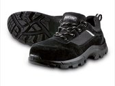 PARKSIDE® Leren veiligheidsschoenen - Werkschoenen maat 42 Zwart - Bovenmateriaal van hoogwaardig, duurzaam leer - Stalen tussenzool - Waterdicht