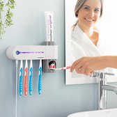 Tandenborstelhouder - Antibacterieel - UV Reiniger - Tandenpasta Dispenser - Hangend - Tandenborstel Houder