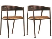 CLP Belvedere Set van 2 Bistrostoelen bronzen