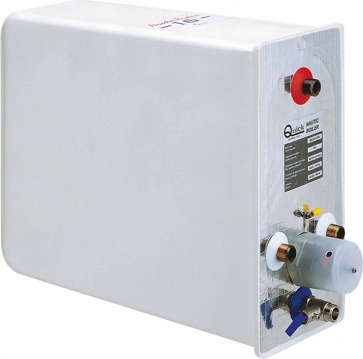 Quick BX RVS Boiler 16 liter 220V/800W