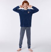 Woody pyjama jongens - wasbeer - blauw - 212-2-QPI-V/874 - maat 176