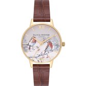 Olivia Burton Dames horloge analoog quartz One Size 88415051