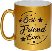 Tasse à café / tasse à thé cadeau Best Friend Ever - couleur or - 330 ml - anniversaire / merci - tasse pour petit ami / petite amie