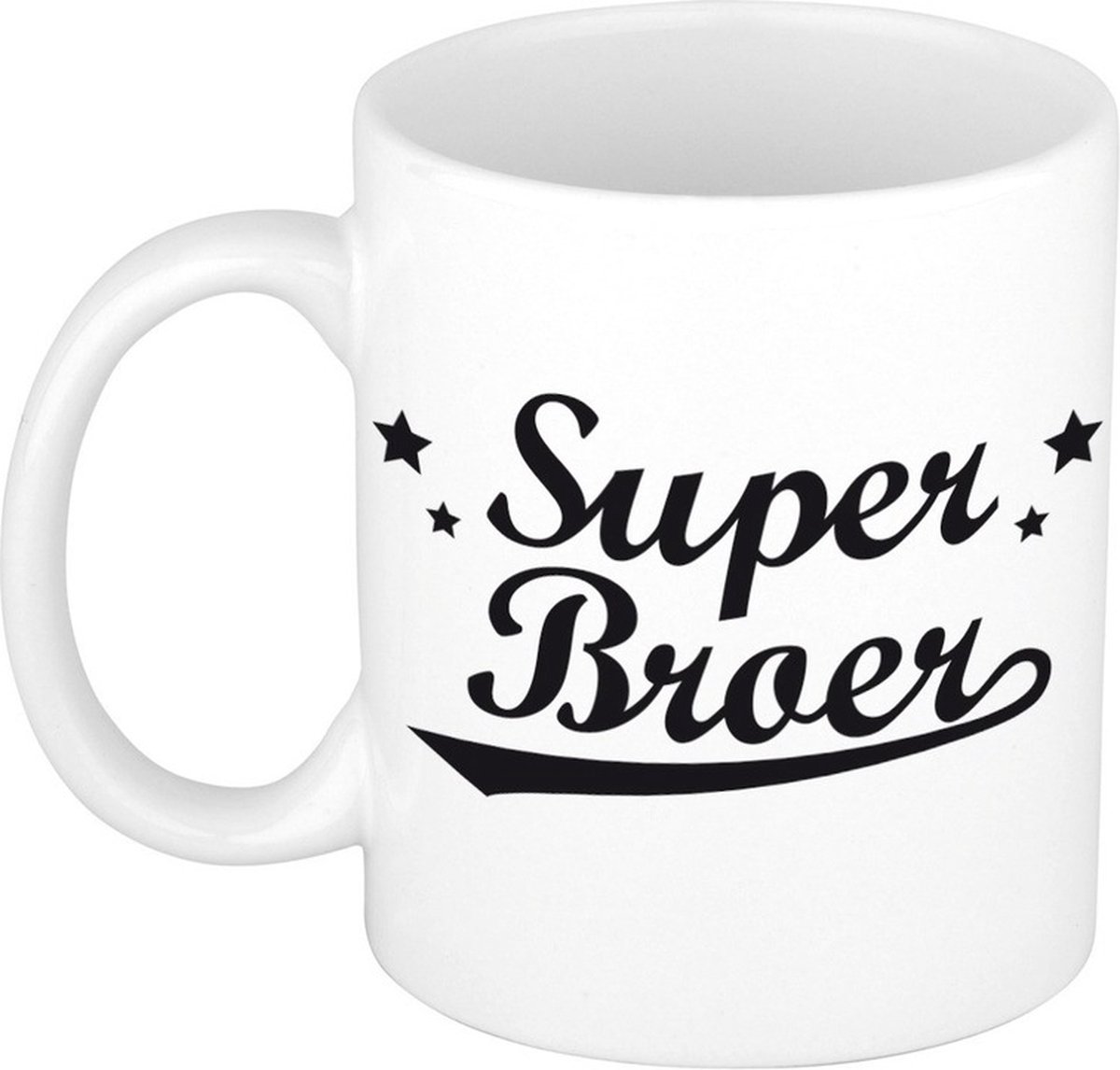 Super broer tekst cadeau mok / beker - 300 ml