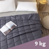 DecoRD, Verzwaringsdeken - 9 Kg - Inclusief Opberg Tas en E-Book Beter Slapen - Weighted Blanket  - Verzwaarde Deken - Slaapkamer - Bed - 1,50m x 2 m