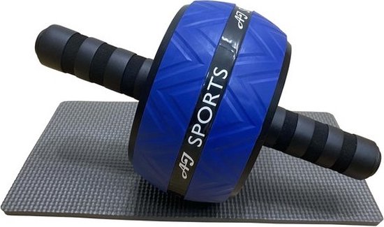 AJ-Sports Workout set Deluxe - Fitness set - Set van 5 producten - Ab wheel / Opdruksteunen / Weerstandsbanden / Fitness mat / Springtouw - Workout - Sporten - Fitness - Sportartikelen voor thuis - Thuis sporten - Merkloos