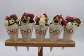 Cho-lala 5 puntzakjes Sinterklaas chocolade | Sinterklaascadeautje | 5 stuks | 300 gram chocolade | 5 december chocolade