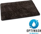 Antislip Deurmatten Set 2 stuks Studio M - OPTIWASH - Wasbare droogloopmat/badmat/douchemat/toiletmat - 40x60 cm + 60x90cm - Super absorberende schoonloopmat met microvezel - Machi