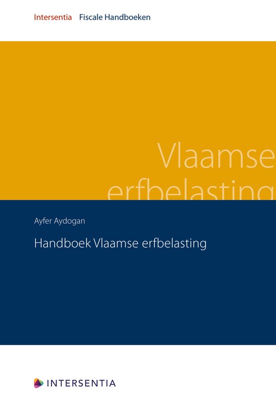 Handboek Vlaamse erfbelasting - cover