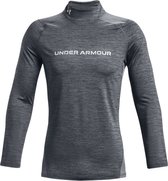 Under Armour Coldgear Armour Fitted Twist Mock heren sportsweater grijs