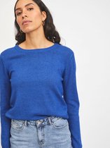 Vila VIRIL O-NECK KNIT - Mazarine Blue Blue