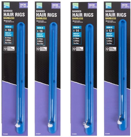 Preston - Onderlijn Banded Hair Rigs - 38cm - Preston van Preston — afbeelding 5