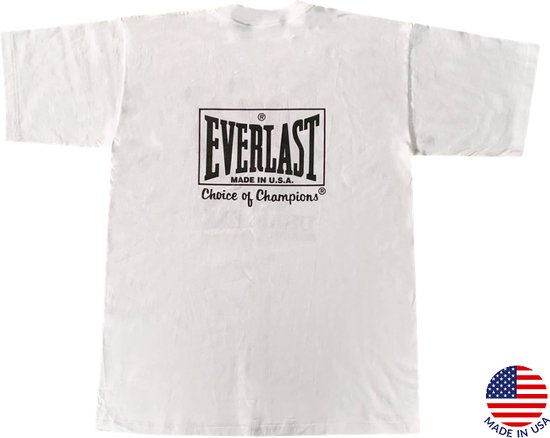 Everlast - Sportshirt Main Event Boxing Gear - Work Out T-shirt - Heren -  Wit - Maat L | bol.com