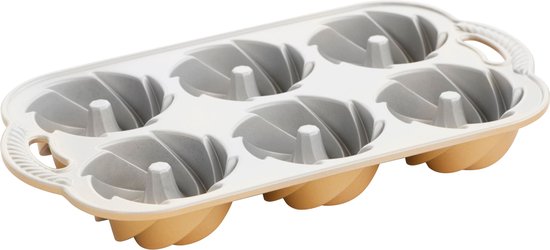 Nordic Ware - Heritage Bundtlette Cakes Gold