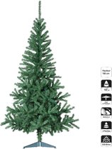 Kerstboom 180 cm - flexibel te vormen takken - dicht takkenstelsel - 1 taksoort - eenvoudige opbouw zonder gereedschap - onderhoudsvriendelijk en herbruikbaar - kunstkerstboom net echt - voll