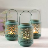 Porte-bougie persan - Porte-bougie - Lanterne orientale - Lumière du vent - Lampe de table pour l'extérieur et l'intérieur