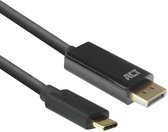 ACT AC7325, 2 m, USB Type-C, DisplayPort, Mâle, Mâle, Droit