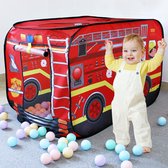 TDR-tente de voiture pour enfants -tente de maison de jeu- tente pliable - Camion de pompier 112*70*75CM