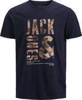 Jack & Jones T-shirt Street Navy (Maat: 5XL)