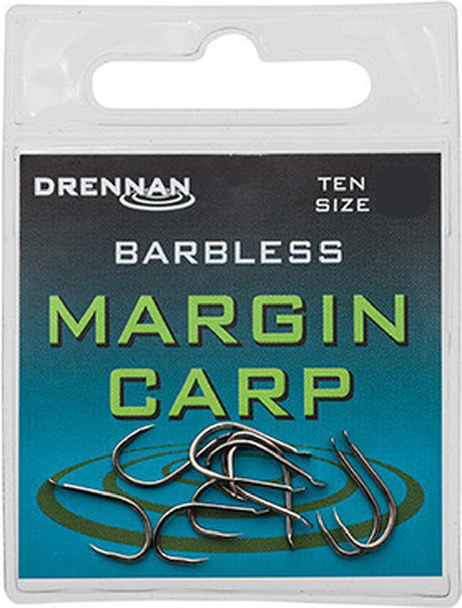 Drennan Barbless Margin Carp (10 pcs) - Maat : 10