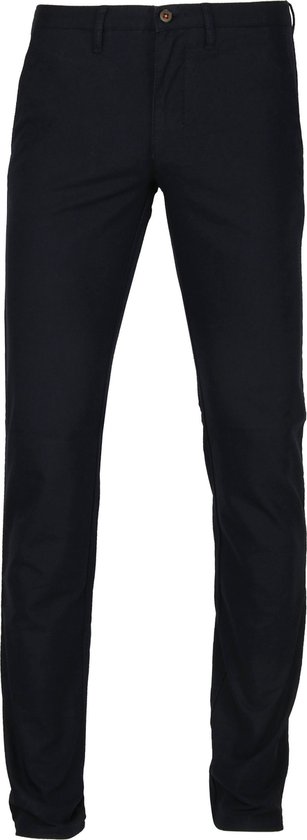 Suitable - Chino Dessin Donkerblauw - Modern-fit - Chino Heren maat 50