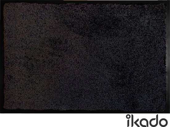 Ikado Droogloopmat binnen zwart 40 x 60 cm