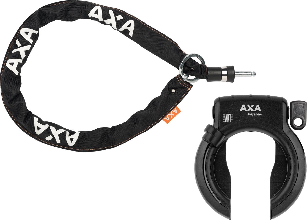 Bulk Passief bros AXA Defender ringslot - ART2 - inclusief 140cm AXA insteekketting – fiets  slot - Zwart | bol.com