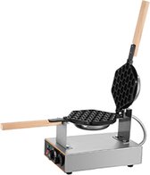 Loft Home® Bubbel Wafelijzer | Waffle maker | Elektronica | Automatisch | Non stick | Keuken | Thuisgebruik