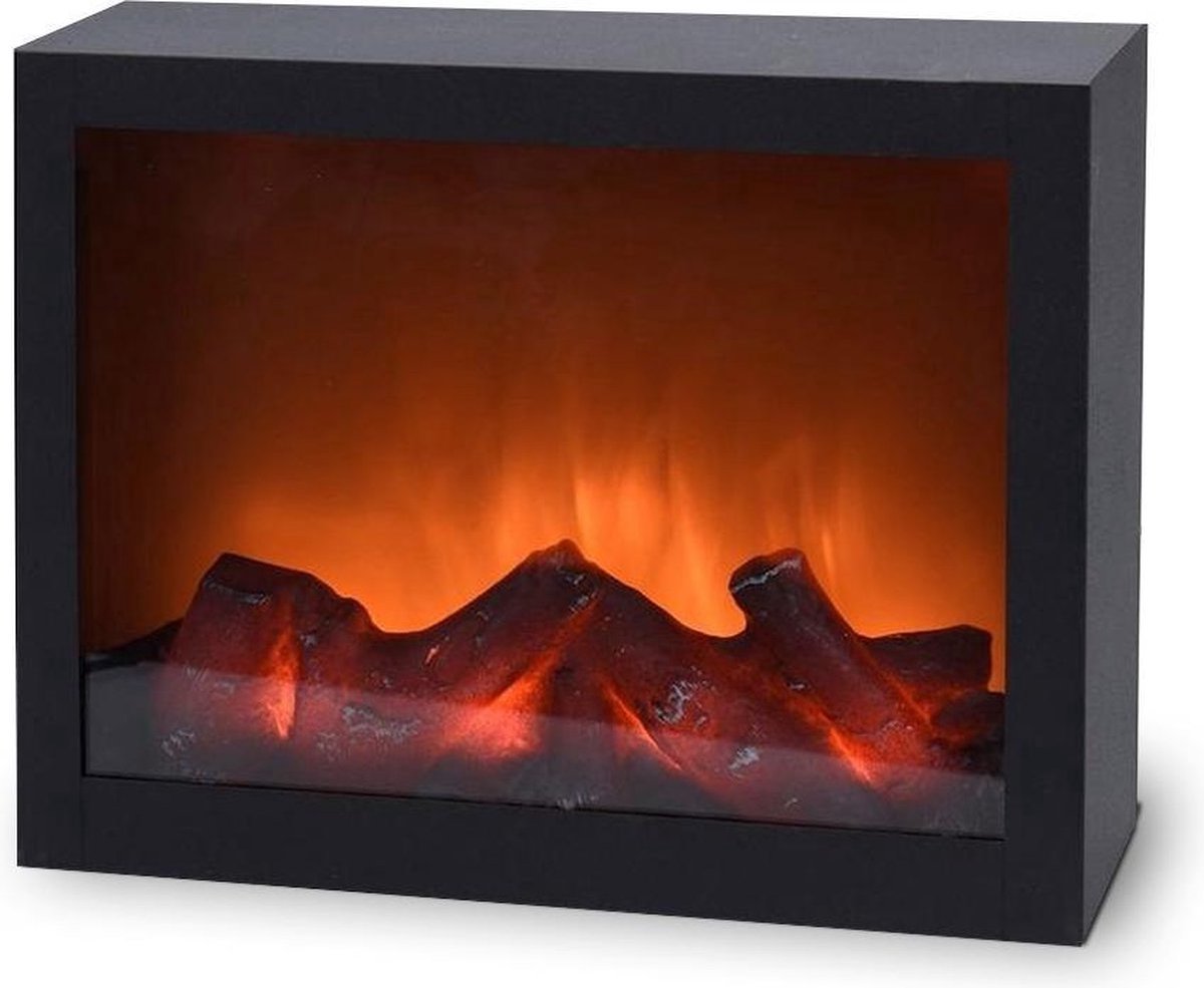 MaxxHome Led Openhaard - Sfeerhaard - Metaal - 30x25cm