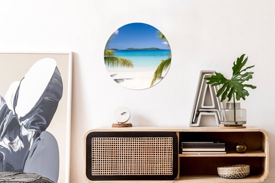 Palmiers tropicaux sur la plage