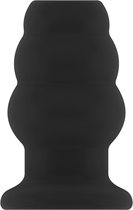 No.49 - Small Hollow Tunnel Butt Plug - 3 Inch - Black - Butt Plugs & Anal Dildos