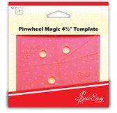 Pinwheel Magic 4.5" Quilt Template Sew Easy