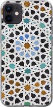 Geschikt voor iPhone 12 mini hoesje - Een Marokkaanse Mozaïekdetail - Siliconen Telefoonhoesje