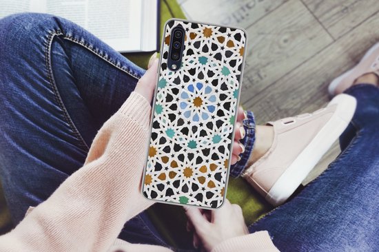 Coque Samsung Galaxy A50 - Détail Mosaïque Marocaine - Siliconen
