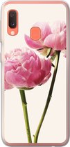 Coque Samsung Galaxy A20e - Fleurs - Blossom - Rose - Siliconen